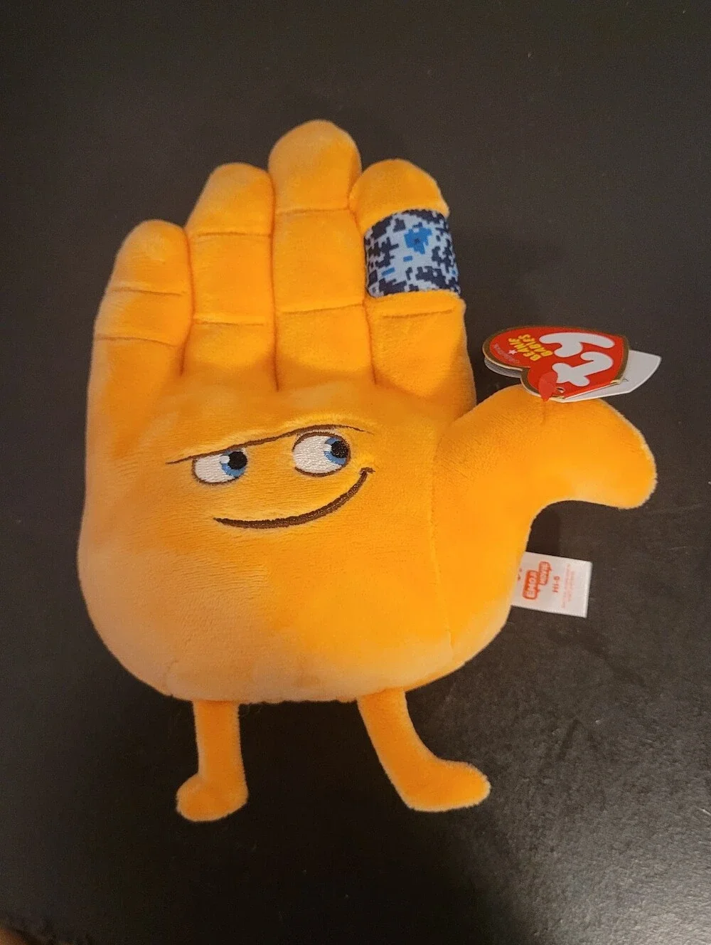 ​Ty Beanie Babies The Emoji Movie Hi-5 Hand Plush NWT